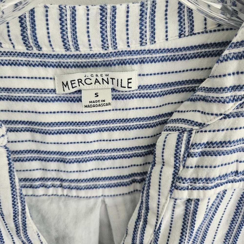 J. Crew Stripe Long sleeve dress - Picture 3 of 4
